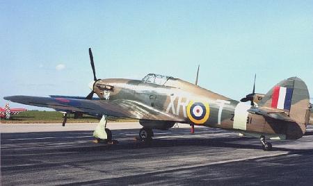 L'HISTOIRE DE L'AVIATION 1939-1945.(Hurricane).