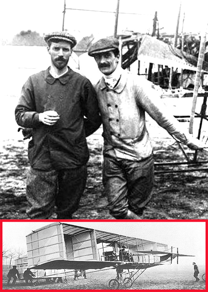 gabriel voisin.(&agrave; droite) 